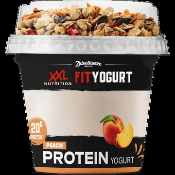 Zuivelhoeve Fityogurt XXL Nutrition Peach Protein Yogurt 200 g bij Jumbo