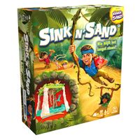 Spin Master Games Sink N' Sand - Familiebordspel met Kinetic Sand-drijfzand - Nederlandse versie