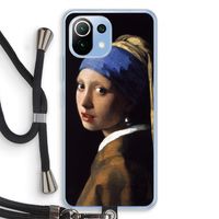 The Pearl Earring: Xiaomi Mi 11 Lite Transparant Hoesje met koord