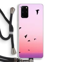 Fly away: Samsung Galaxy S20 Plus Transparant Hoesje met koord Fly away: Samsung Galaxy S20 Plus Transparant Hoesje met koord