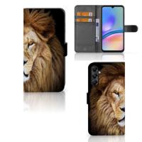 Samsung Galaxy A05s | Telefoonhoesje | Met pasjeshouder | Leeuw