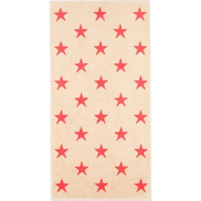 Cawö Cawö New Stars 6260 Douchelaken 70x140 beige/pink