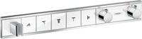 Hansgrohe RainSelect thermostaat afbouwdeel voor 5 functies, wit/chroom