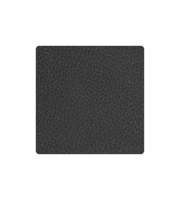 LIND DNA - Glass Mat Square - Onderzetter 10cm Hippo Black-Anthra