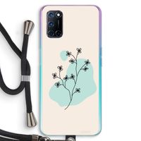 Love your petals: Oppo A72 Transparant Hoesje met koord Love your petals: Oppo A72 Transparant Hoesje met koord