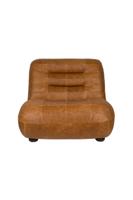 Fauteuil Wyatt Wax Leather Cognac