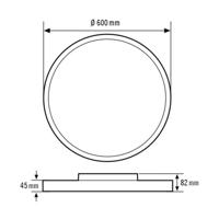 ESYLUX EO10850646 EO10850646 LED-plafondlamp LED Wit - thumbnail