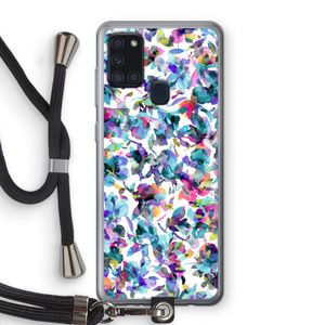 Hibiscus Flowers: Samsung Galaxy A21s Transparant Hoesje met koord
