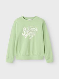 Name it zomer sweater meisjes - groen - Nkfvenus