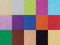 Glitterkarton Folia 50x70cm pak ÃƒÂ¡ 15 kleuren assorti