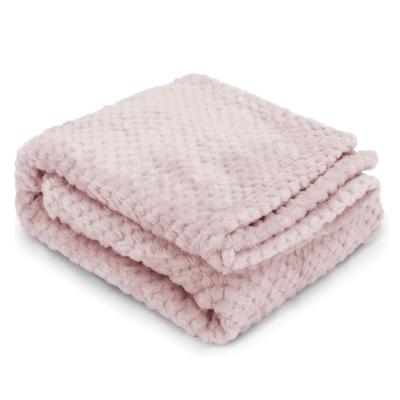 Nobleza Deken voor hond en kat - Bruin pluche - Maat L - 100x120 cm
