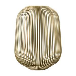 Lito Lantaarn Champagne Large | Geel | Goud | Staal