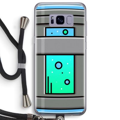 Chug Bottle: Samsung Galaxy S8 Plus Transparant Hoesje met koord