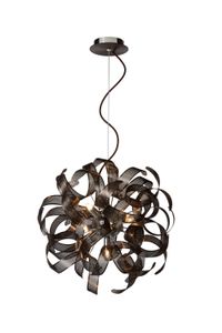 Lucide ATOMA Pendel Ø42cm 5xG9excl Roest