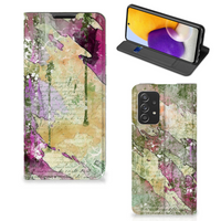 Bookcase Samsung Galaxy A72 (5G/4G) Letter Painting - thumbnail