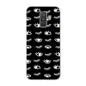 Eye pattern #3: Samsung Galaxy A6 Plus (2018) Transparant Hoesje