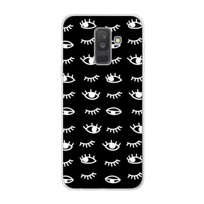 Eye pattern #3: Samsung Galaxy A6 Plus (2018) Transparant Hoesje