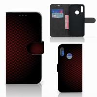 Honor 10 Lite | Telefoon Hoesje | Geruit Rood