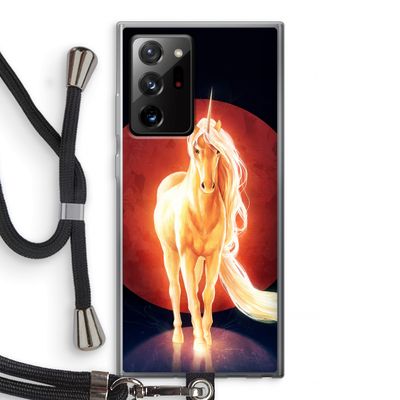 Last Unicorn: Samsung Galaxy Note 20 Ultra / Note 20 Ultra 5G Transparant Hoesje met koord