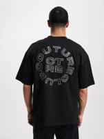 Couture Club Ctre Circle Graphic Regular Fit T-Shirt Heren Zwart - Maat XS - Kleur: Zwart | Soccerfanshop