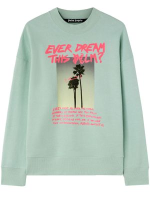 Palm Angels sweat Palm Dream en coton - Vert