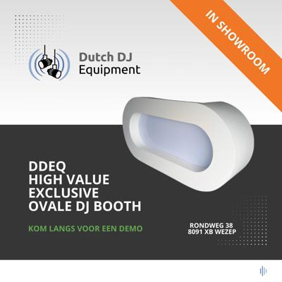 DDEQ High value exclusive klassieke ovale DJ booth