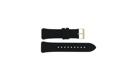 Horlogeband Guess GW0118L1 / W0118L1 / Venus Silicoon Zwart 21mm
