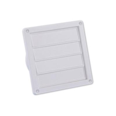 Nedco lamellenrooster rand - 155 x 155 mm - Ø 100 - 130 mm - wit - 62500600