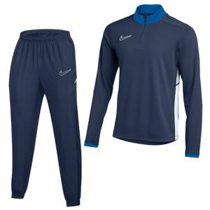 Nike Academy 25 Trainingspak 1/4-Zip Kids Donkerblauw Blauw Wit