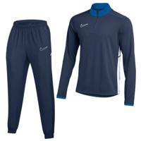 Nike Academy 25 Trainingspak 1/4-Zip Kids Donkerblauw Blauw Wit