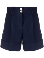 See by Chloé short à taille haute - Bleu