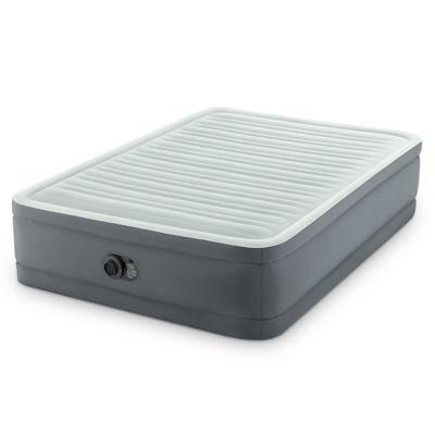 Intex 64904ND PremAire I 2-Persoons Luchtbed 137x191x46 cm + Ingebouwde Pomp Grijs