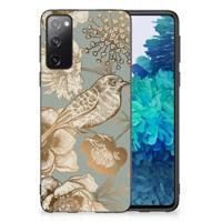 Skin Case voor Samsung Galaxy S20 Vintage Bird Flowers