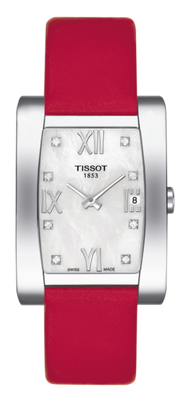 Horlogeband Tissot T0073091611601 / T603026533 Kunststof/Plastic Rood 15mm