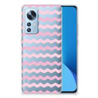 Xiaomi 12 | 12X | TPU bumper | Waves Roze
