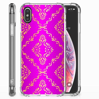 Anti Shock Case Apple iPhone X | Xs Barok Roze Anti Shock Case Apple iPhone X | Xs Barok Roze