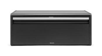 Brabantia broodtrommel met klepdeksel zwart