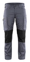 Blåkläder Dames Service werkbroek Stretch 71591845 | Grijs/Zwart | Maat 44 - 7330509499535