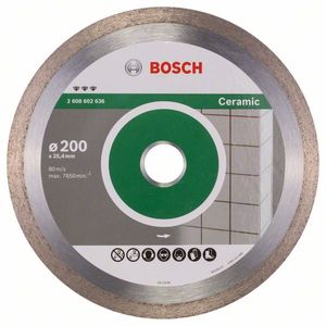 Bosch Accessoires Diamantdoorslijpschijf Best for Ceramic 200 x 25,40 x 2,2 x 10 mm 1st - 2608602636