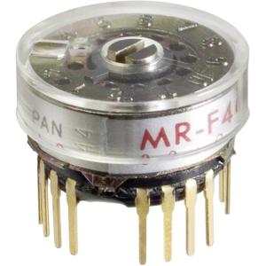 NKK Switches MRF206 MRF206 Draaischakelaar 125 V/AC 0.25 A Schakelposities 6 1 x 30 ° 1 stuk(s)