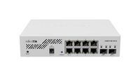 Mikrotik CSS610-8G-2S+IN netwerk-switch Gigabit Ethernet (10/100/1000) Wit Power over Ethernet (PoE) - thumbnail