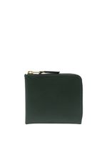 Comme Des Garçons Wallet portefeuille en cuir à fermeture zippée - Vert - thumbnail