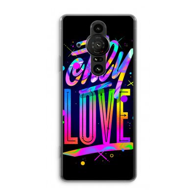 Only Love: Sony Xperia Pro-I Transparant Hoesje