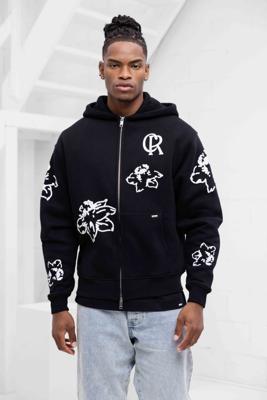 Croyez Flower Zip-Hoodie Heren Zwart - Maat M - Kleur: WitZwart | Soccerfanshop