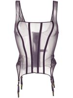 Maison Close corset L'Amoureuse - Violet