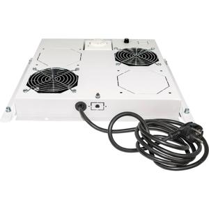 Intellinet 712781 19 inch 2 x Ventilator voor patchkast 1 HE Grijs