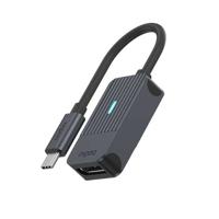 Rapoo USB-C Adapter, USB-C naar DisplayPort, grijs Desktop accessoire Zwart
