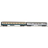 Piko H0 28325 H0 set van 2 personenrijtuigen 1x 1e/2e Kl. Silberling + 1x 2. Kl. BM 232 van de DB Piko H0 28325 H0 set van 2 personenrijtuigen 1x 1e/2e Kl. Silberling + 1x 2. Kl. BM 232 van de DB