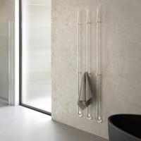 Elektrische handdoekwarmer serie Jay 29W 175 cm gepolijst rvs