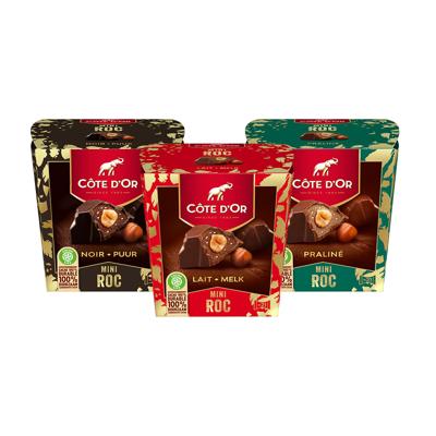Côte d'Or Mini Roc Collection: Melk, Praliné & Puur - 585g